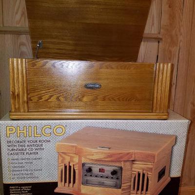 Philco Record Player, Cassette & CD Player