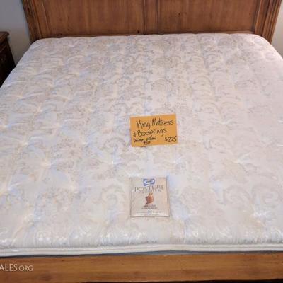 King Size Sealy Mattress $225