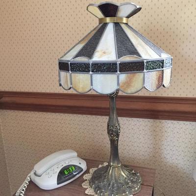Tiffany style lamp.