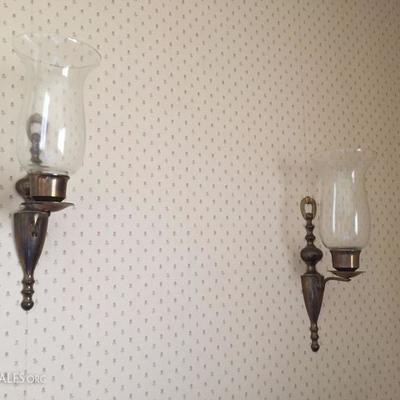 Wall sconces.