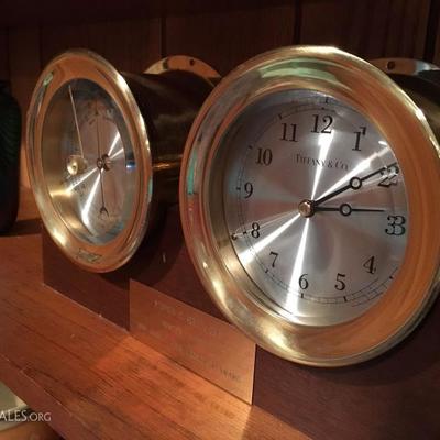 Tiffany Clock/ Barometer