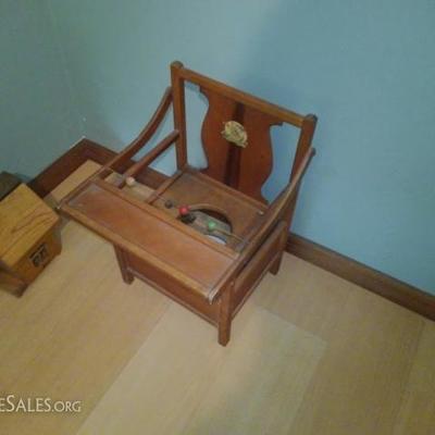 Wooden Childs Potty