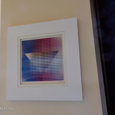 Yaacov Agam Agamograph Signed and Numbered