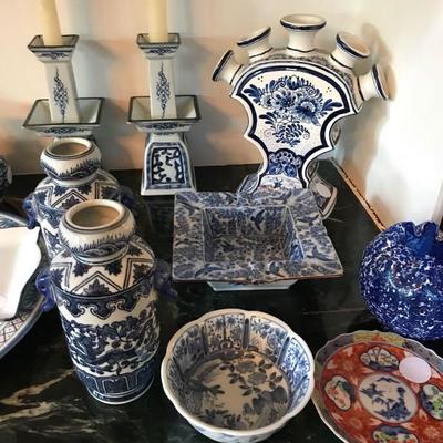 So much blue and white...even Delft