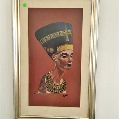ORIGINAL framed art - Nefertitti