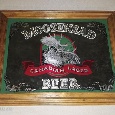 JHA037 Moosehead Canadian Lager Beer Promo Bar Mirror
