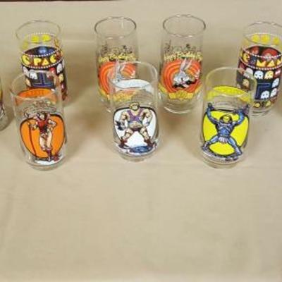 JHA044 Vintage McDonald, Bugs Bunny, He-Man Promo Glasses
