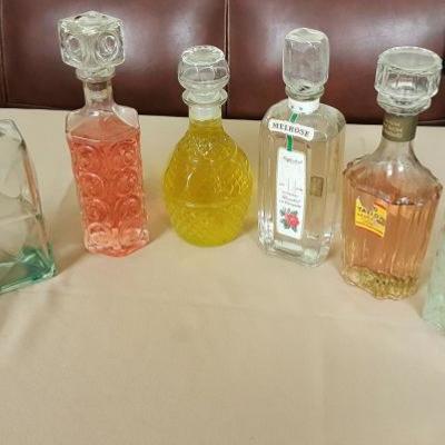JHA016 Vintage Glass Bottle Liquor Decanters Spirits #4
