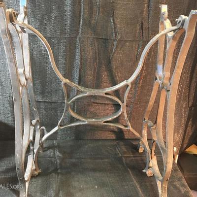 Cast Iron Sewing base - Great for making table - see upcoming lot for marble top
