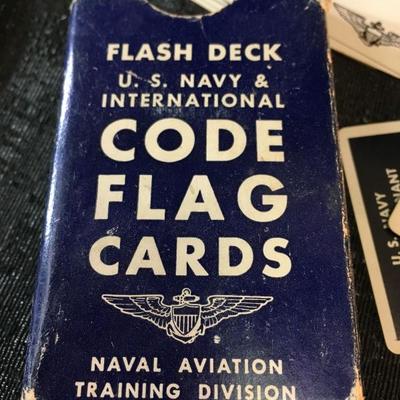 Code Flag Cards for US Navy signal Learning
