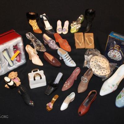 Miniature Shoe and Accessories Lot