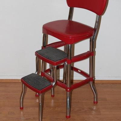 Chair and Step Stool