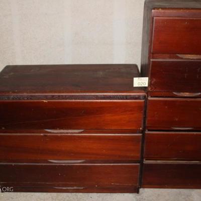 Two Solid Wood Dressers