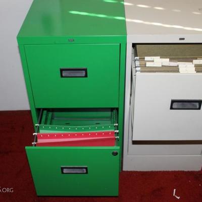 Two Filing Cabinets