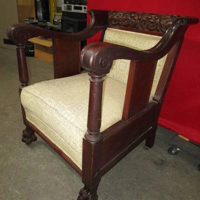 Antique Claw Foot Chair