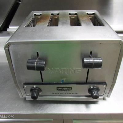 Waring 4 Slot Commercial Heavy Duty Toaster
