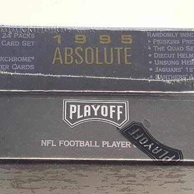 1995 Playoff Absolute Football Factory Sealed Wax Box 24 Packs New Unopened