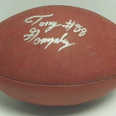 Tony Gonzalez Autographed Wilson Official Vintage NFL Football w/ COA