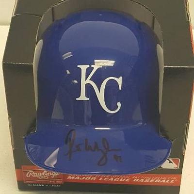 Peter Moylan Autographed Kansas City Royals Mini Batting Helmet NIB w/ COA 