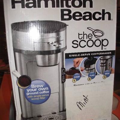 Hamilton Beach 49981A Single Serve Scoop Coffee Maker