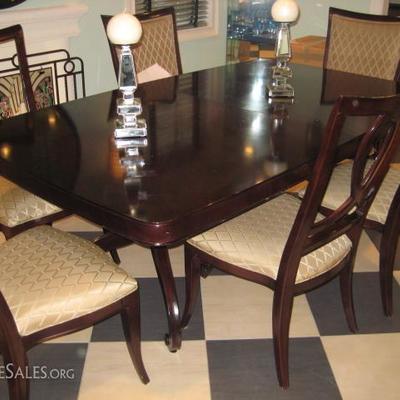 THOMASVILLE BOGART COLLECTION DINING ROOM SUITE