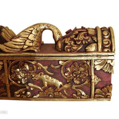 Tibetan Hand Carved Box