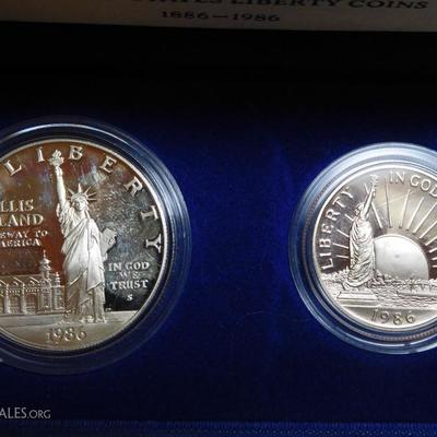 1986 US Liberty Coins