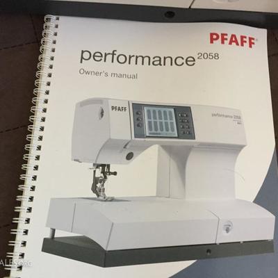 Pfaff Manual sold with Sewing only