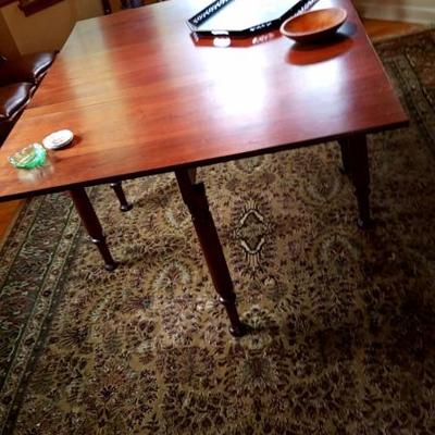 cherry drop leaf dining table