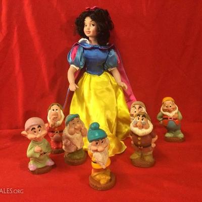Disney collector doll and figurines