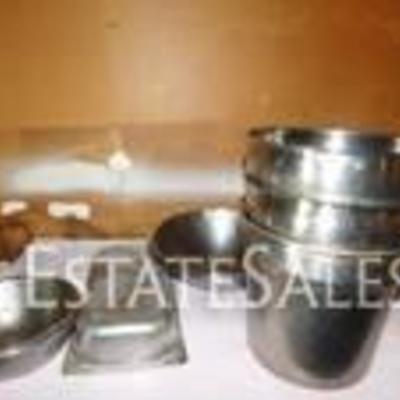 Lot of Stainless Steel Bowls