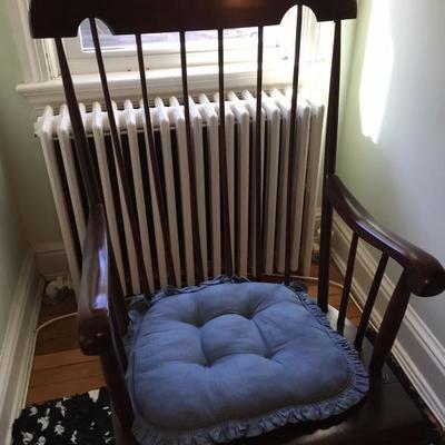 Wooden Rocking Chair.
