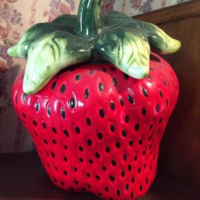 Strawberry Cookie Jar.