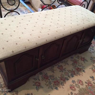 Covered Blanket Chest.