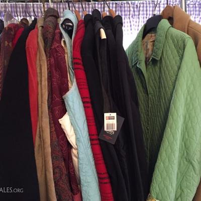 Incredible Assortment of Designer Clothes, size M to XL.
