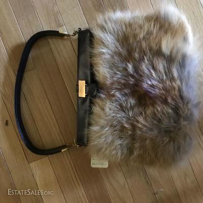 Purse made with Canada Red Fox Fur.