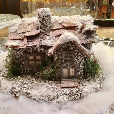 Snowy House Christmas Decoration