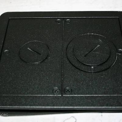 WIREMOLD FPFFTCBK FLOORPORT FLANGED COVER FURNITURE FEED BLACK