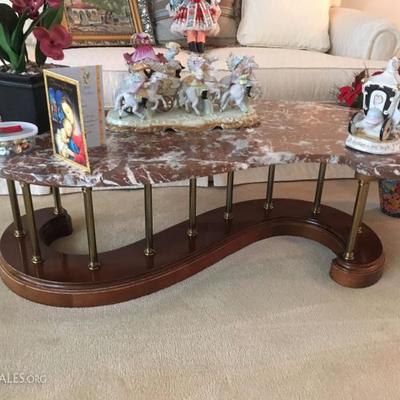 stunning marble coffee table with 