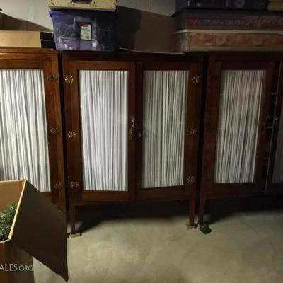 hand made storage cabinets