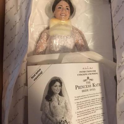 Princess Kate bride doll