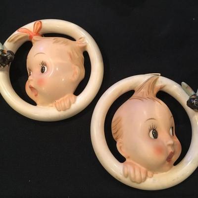 Goebel baby wall plaques