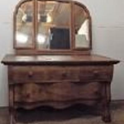 Four Drawer Dresser w/Mirror