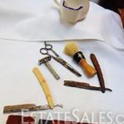 Antique Shaving Utensils