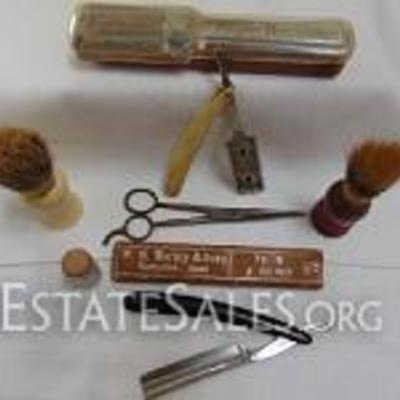 Vintage Shaving Utensils