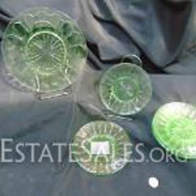 Vaseline Green Glass