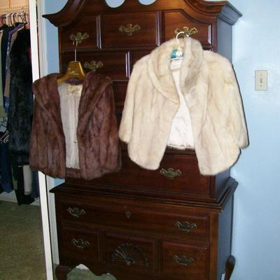 Several vintage furs in excellent condition.