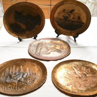 RK017 Vintage Natale Bronze Plates - Limited Editions, Numbered
