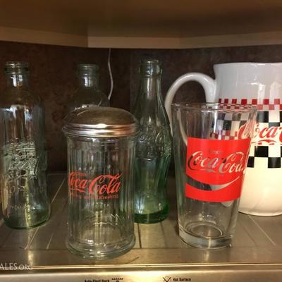 Various Coca-cola items. $5 each