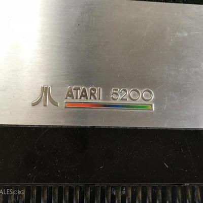 Atari 5200 with 2 joysticks and games. Price at estate sale: $60